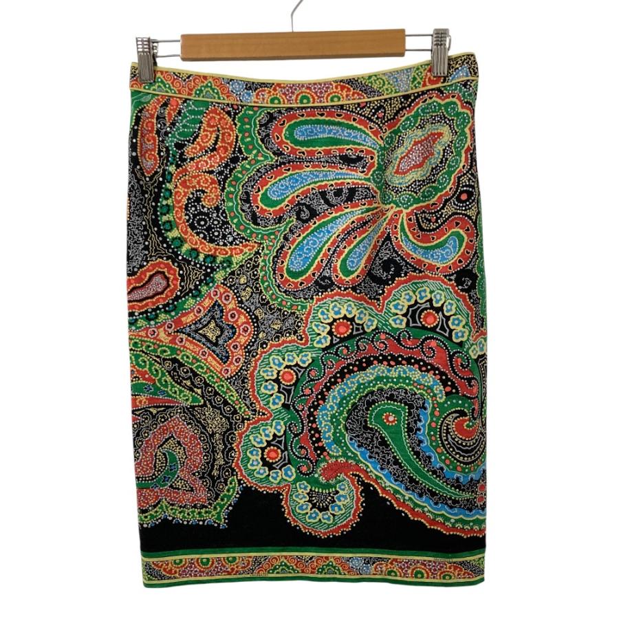 LEONARD FASHION レオナールファッション ペイズリープリント ウール 