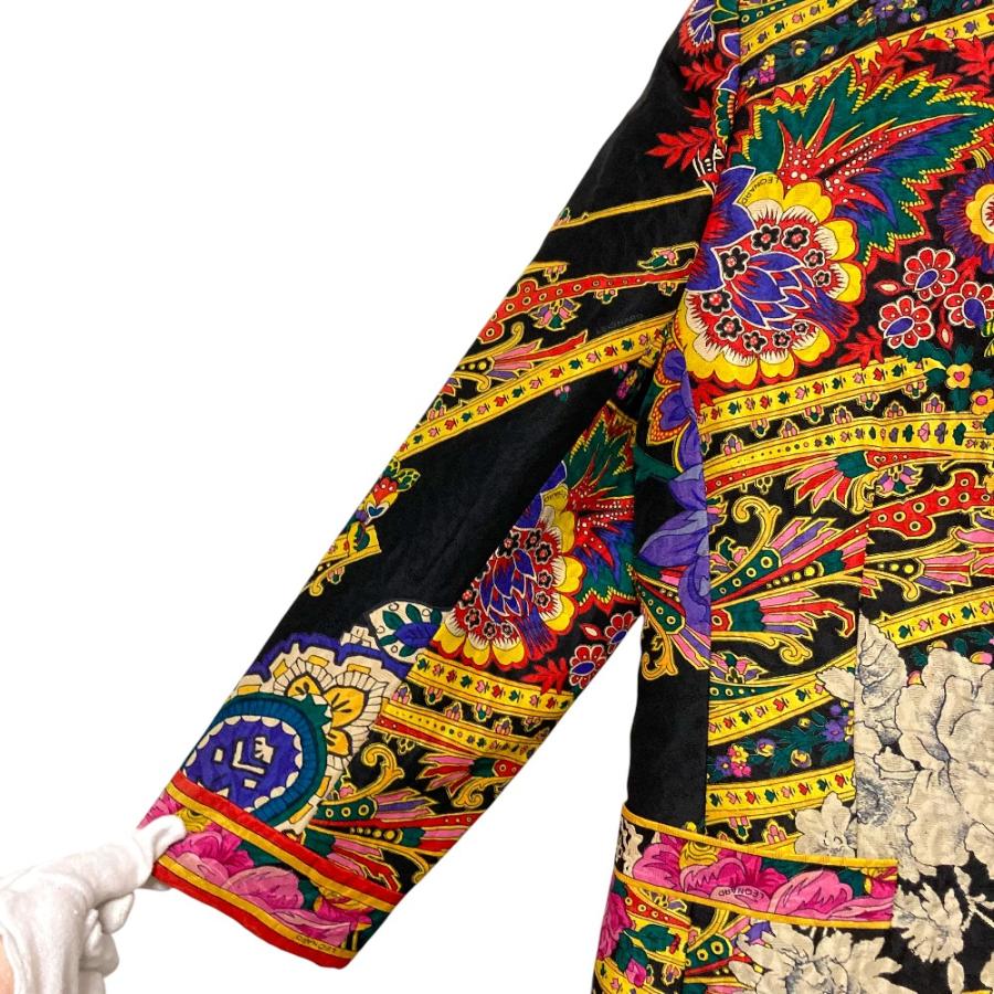 LEONARD FASHION 美品 レオナールファッション フラワージャガード 