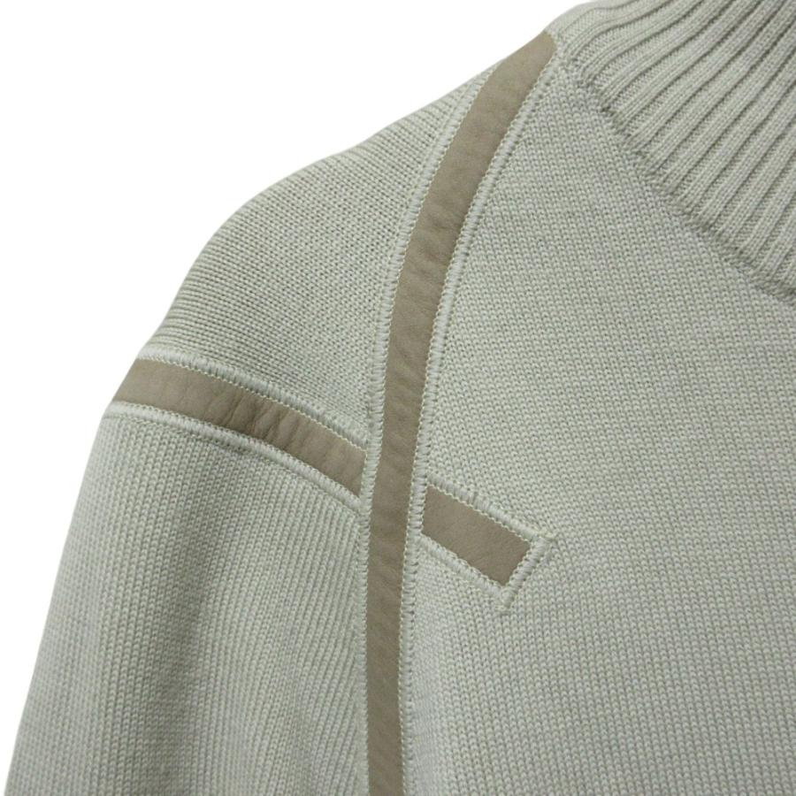 HERMES（エルメス） 良品 エルボーパッチ ジップニットブルゾン
