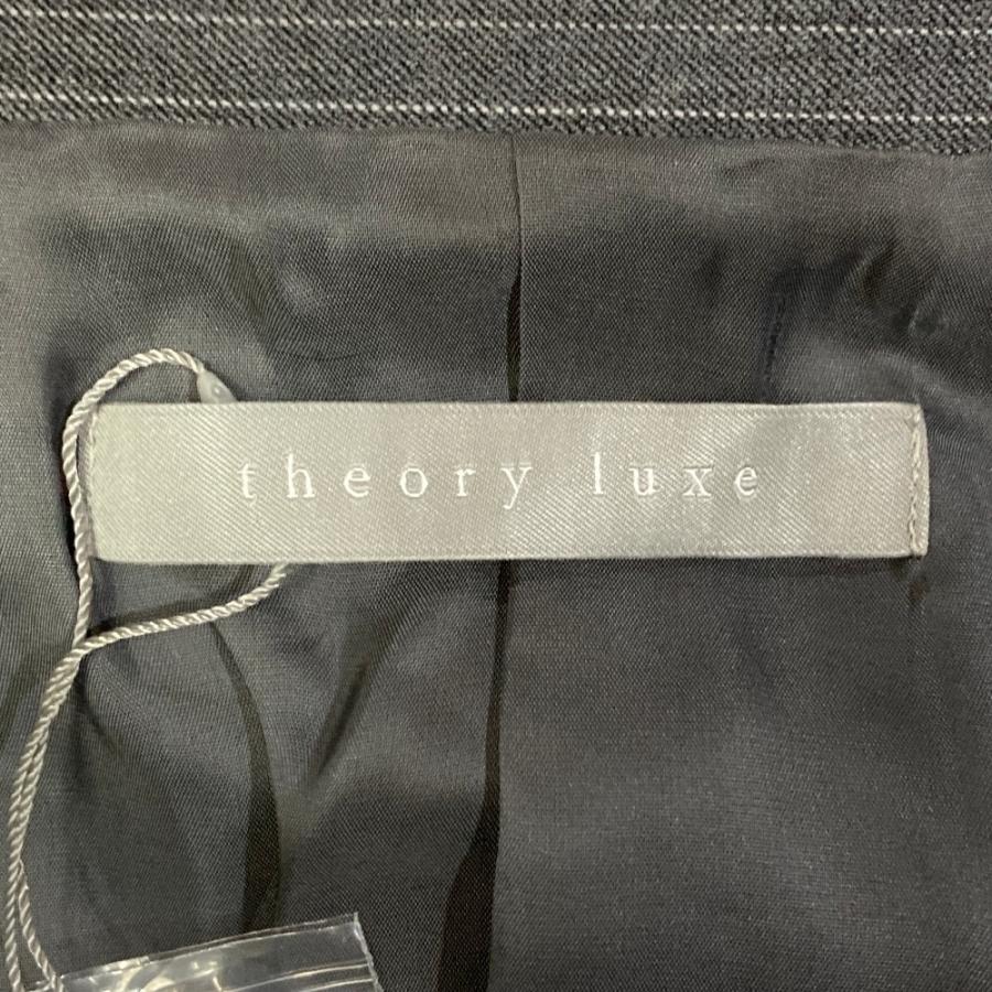 未使用 23AW Theory luxe セオリーリュクス EDEN ダブルブレスト ジャケット パンツ スーツ セットアップ サイズ32 グレー レディース 古着 中古_5