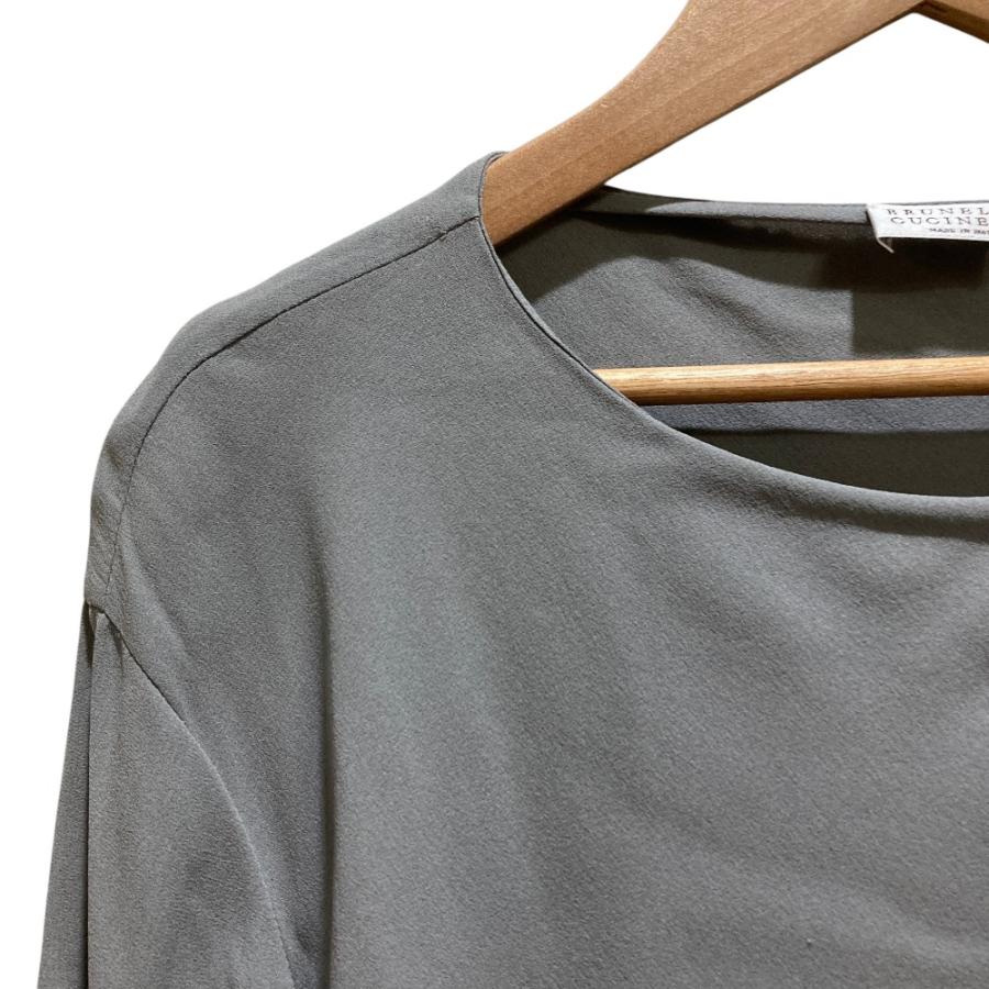 BRUNELLO CUCINELLI（ブルネロクチネリ） 美品 アシンメトリー シルク