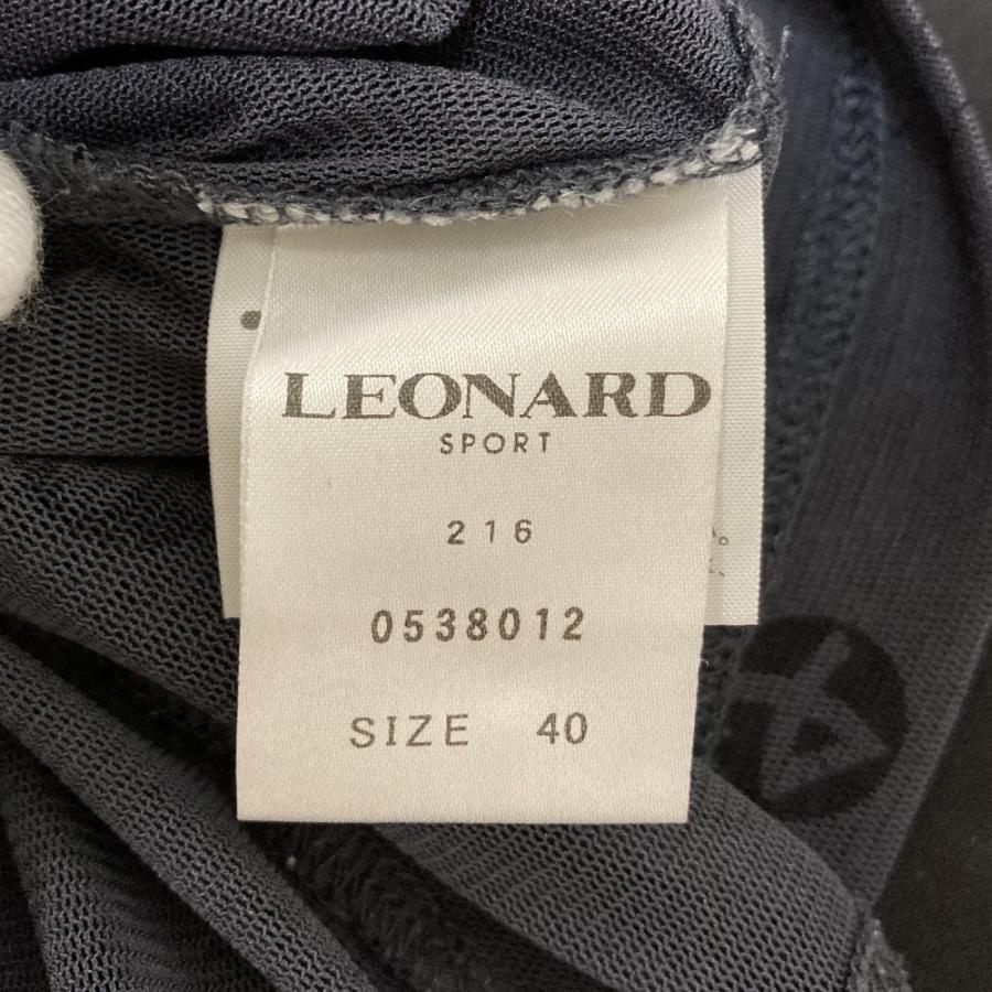 LEONARD SPORT 美品 レオナールスポーツ タートルネック メッシュ