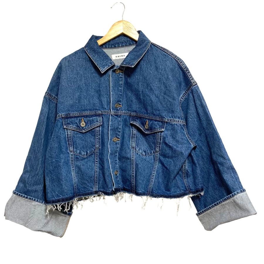 美品 SACRA サクラ AUTHENTIC DENIM JACKET デニムジャケット 