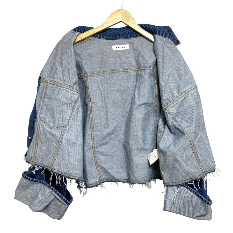 美品 SACRA サクラ AUTHENTIC DENIM JACKET デニムジャケット 