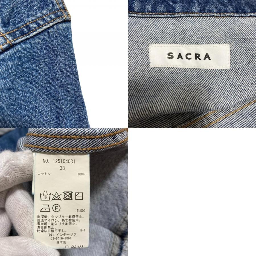 美品 SACRA サクラ AUTHENTIC DENIM JACKET デニムジャケット 