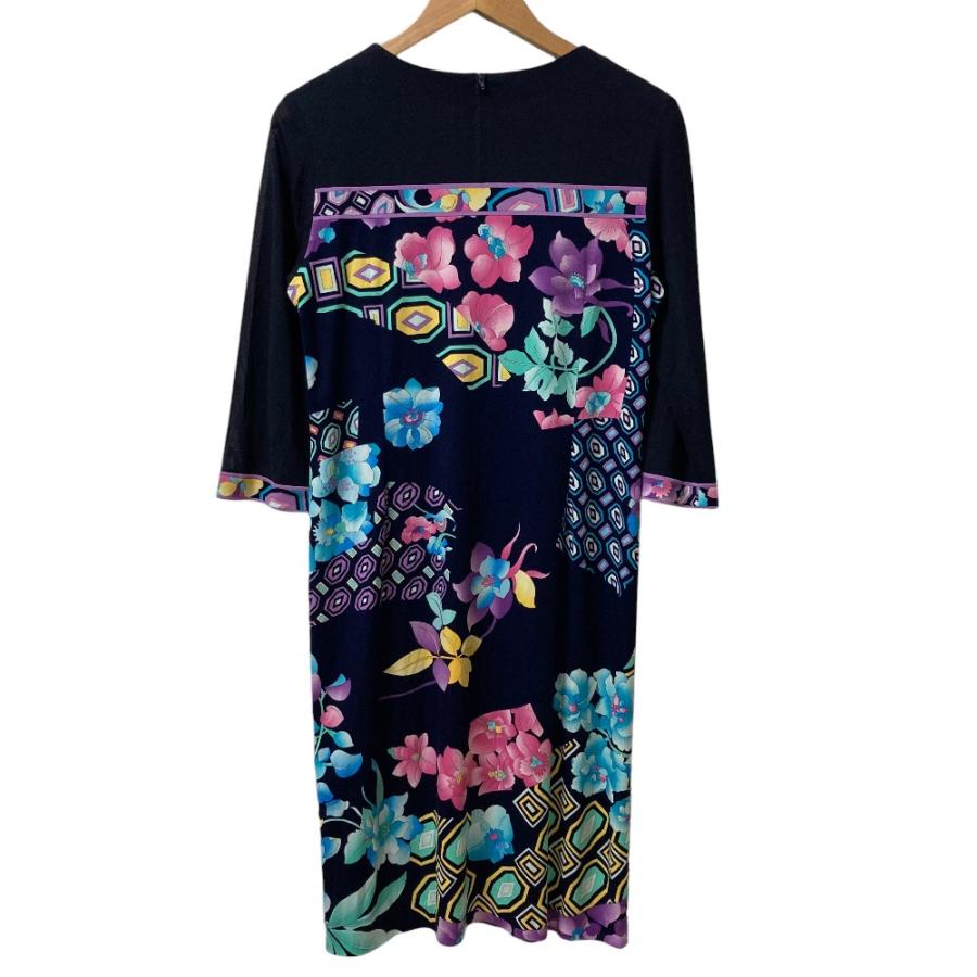 LEONARD FASHION 良品 レオナール カンカン フラワープリント