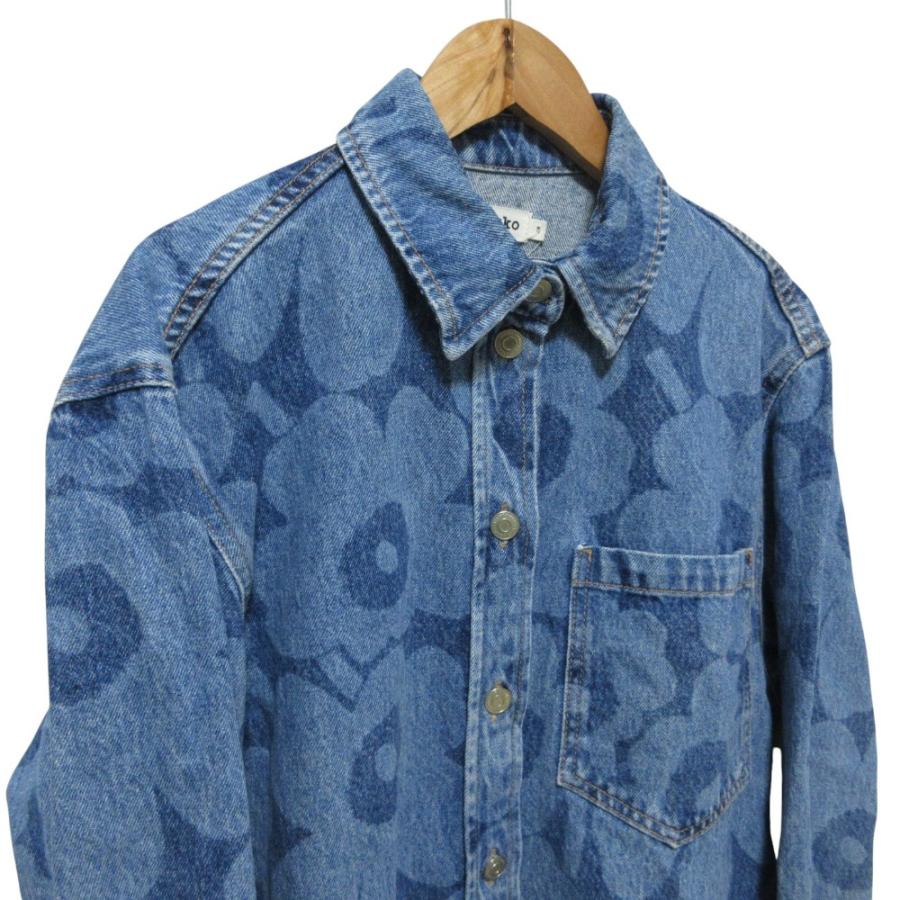 marimekko（マリメッコ） 良品 UNIKKO ウニッコ デニム シャツ