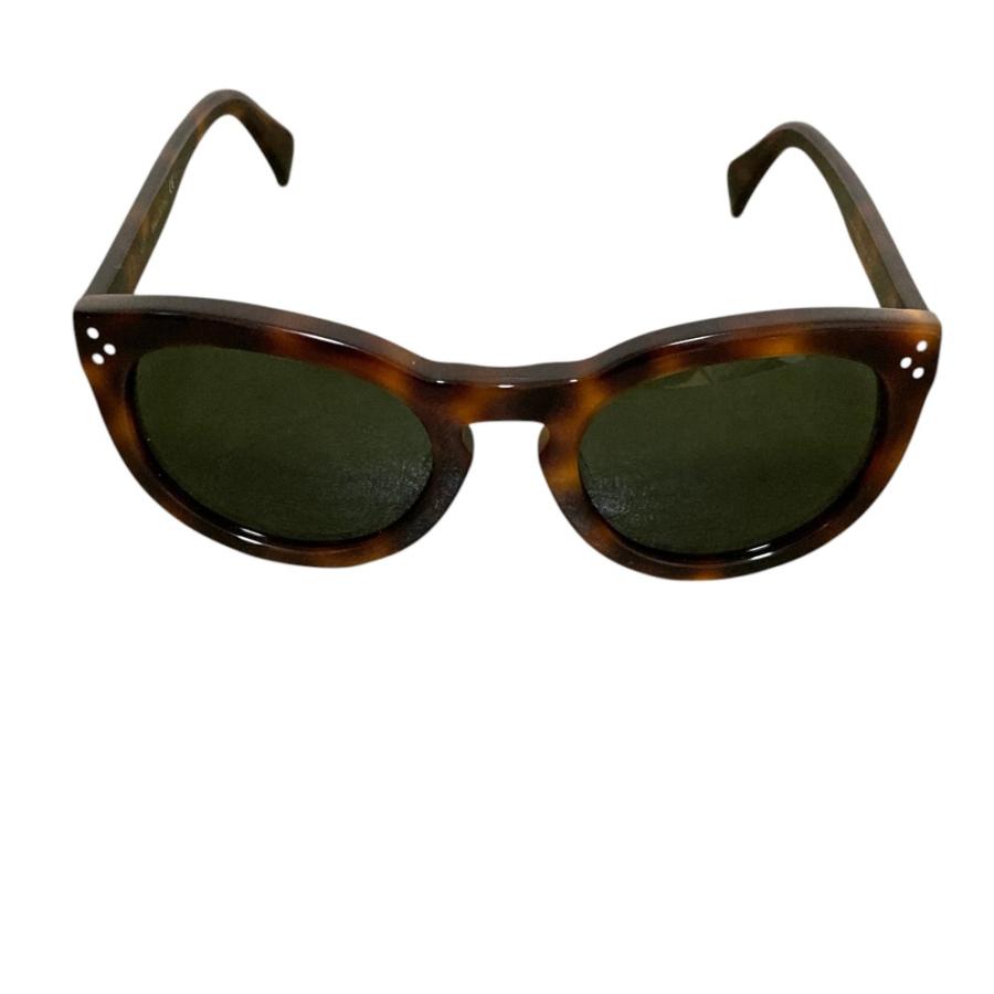 美品 CELINE セリーヌ べっ甲柄フレーム サングラス cl41801/s ブラウン レディース 古着 中古 USED CELINE（セリーヌ） 美品 べっ甲柄フレーム サングラス cl41801/s