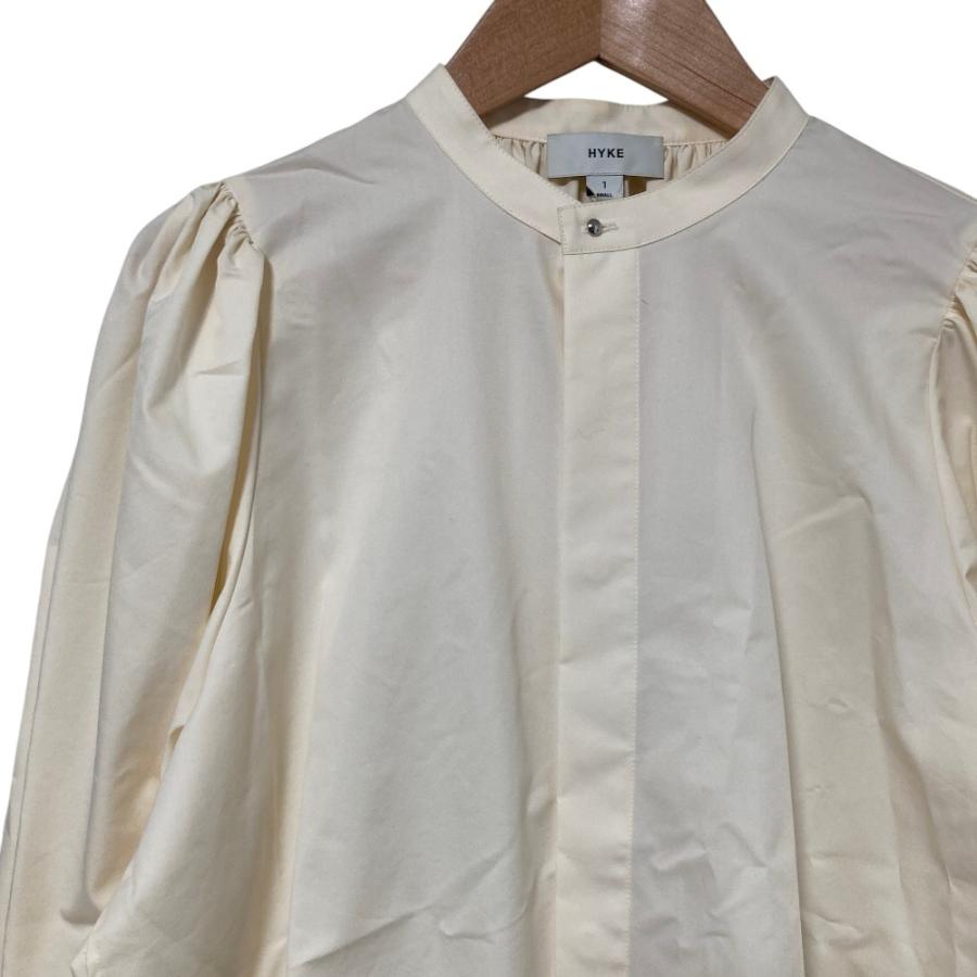 HYKE 半袖バルーンスリーブシャツ HYKE（ハイク） 良品 T/C BALLOON SLEEVE SHIRT バルーンスリーブ