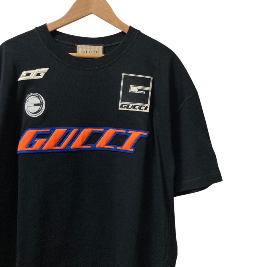GUCCI（グッチ） 美品 MOTOロゴ ハーフスリーブ ロングTシャツ 775503
