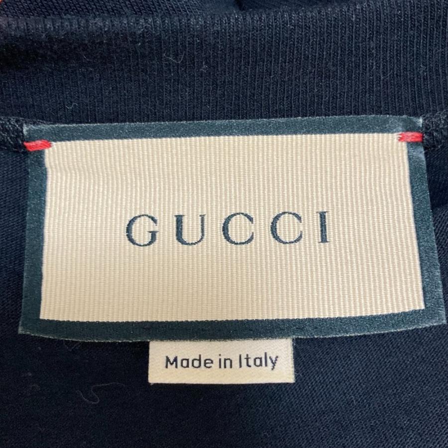GUCCI（グッチ） 美品 MOTOロゴ ハーフスリーブ ロングTシャツ 775503