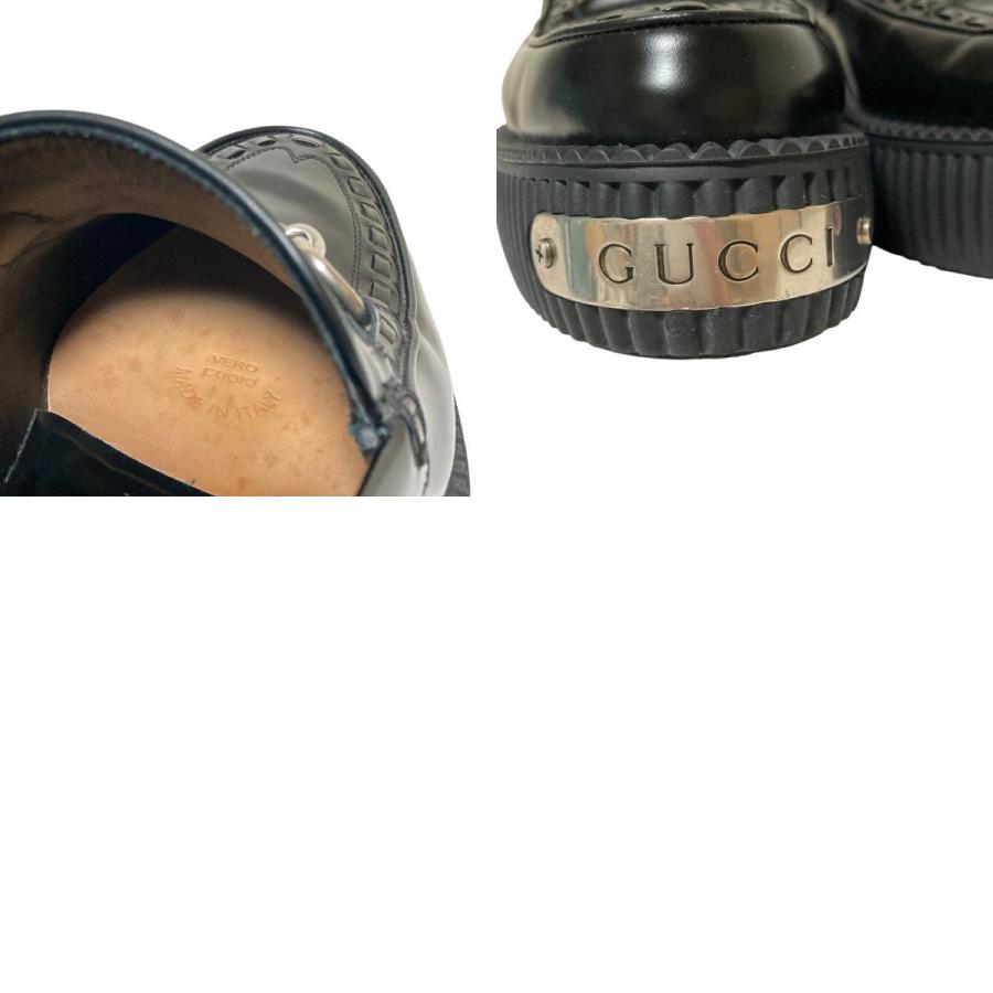 GUCCI（グッチ） 美品 ロゴプレート ホースビット クリーパー
