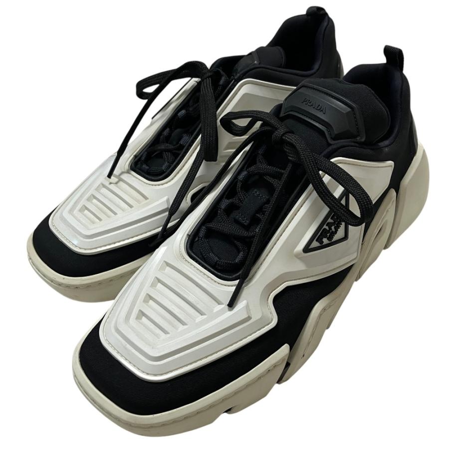 PRADA（プラダ） 良品 テクノ ストレッチ ファブリック スニーカー 39 
