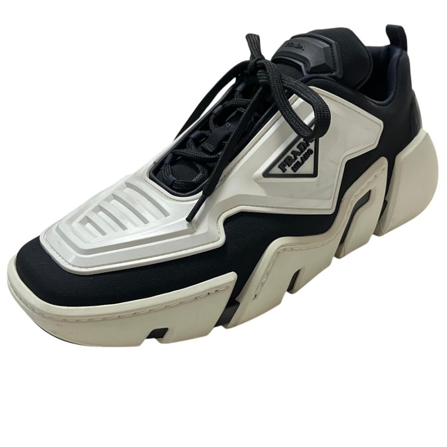 PRADA プラダ　レディース　スニーカー　25.5㎝ PRADA（プラダ） 良品 テクノ ストレッチ ファブリック スニーカー 39
