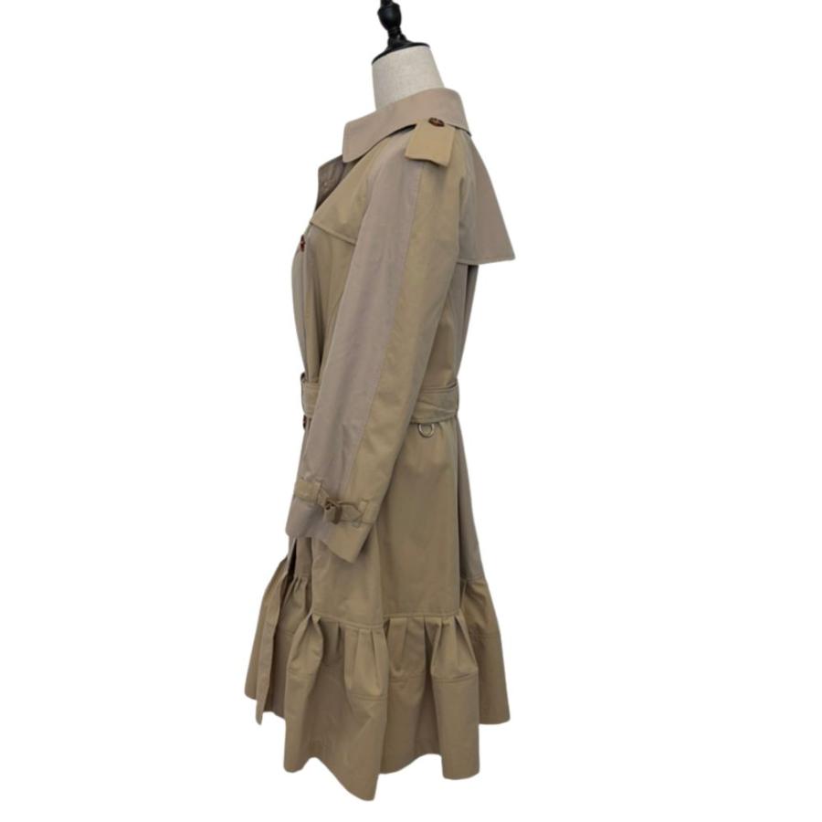 BURBERRY（バーバリー） 良品 バイカラー フリル トレンチコート
