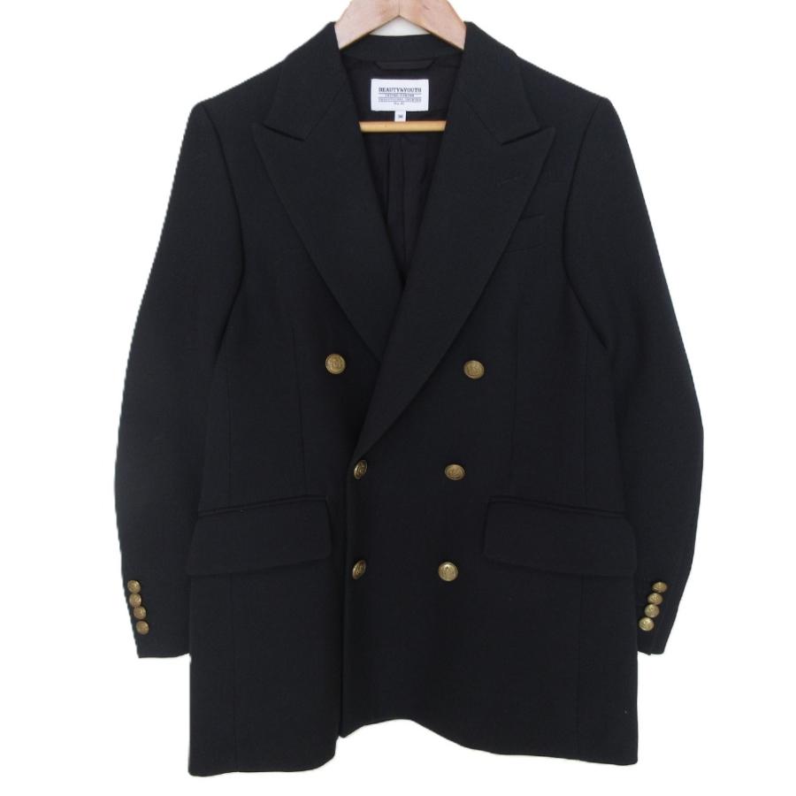 美品 ビューティアンドユース TRADITIONAL ダブルジャケット 紺ブレ BEAUTY＆YOUTH UNITED ARROWS 美品 BEAUTY&YOUTH ビューティーアンド