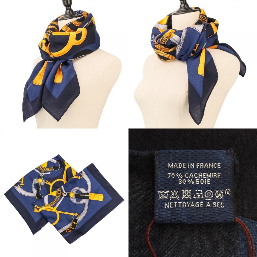 HERMES（エルメス） 未使用 Eperon d'Or 黄金の拍車 カレ140 カシシル