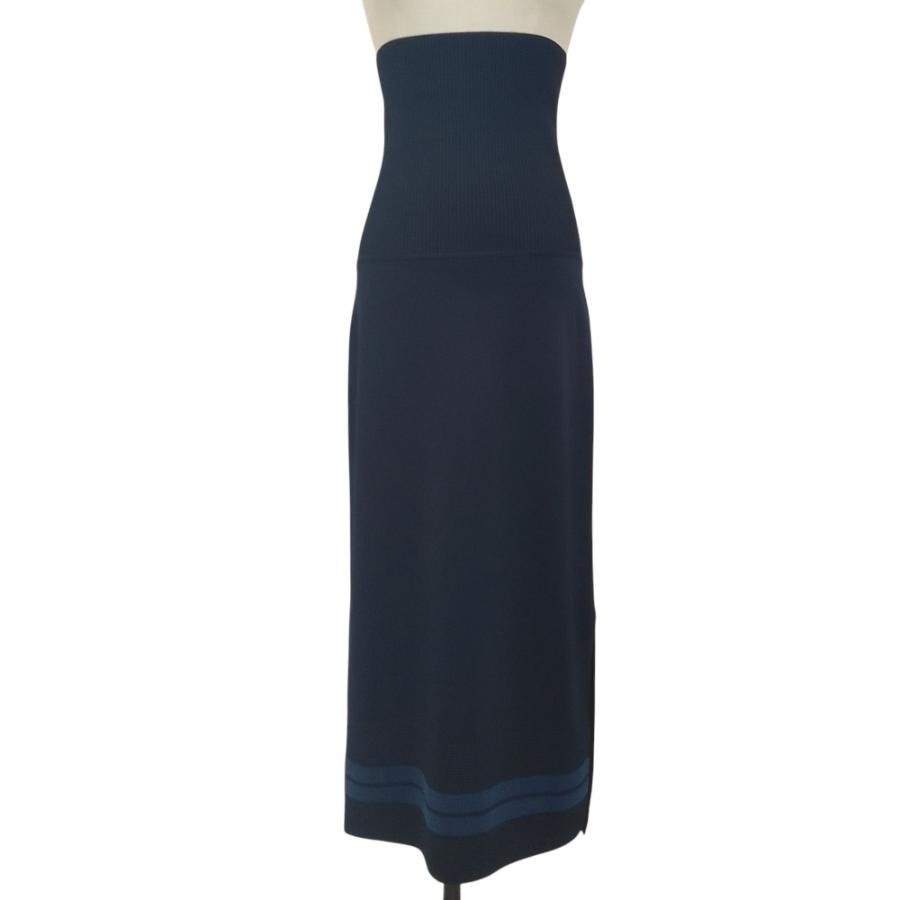 HERMES（エルメス） 美品 25AW Hermes バイカラー スカート ニット 