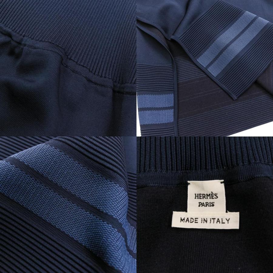 HERMES（エルメス） 美品 25AW Hermes バイカラー スカート ニット 
