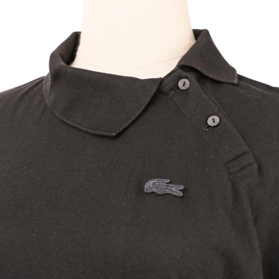 LACOSTE（ラコステ） 美品 斜めボタンポロドレス ロング ワンピース