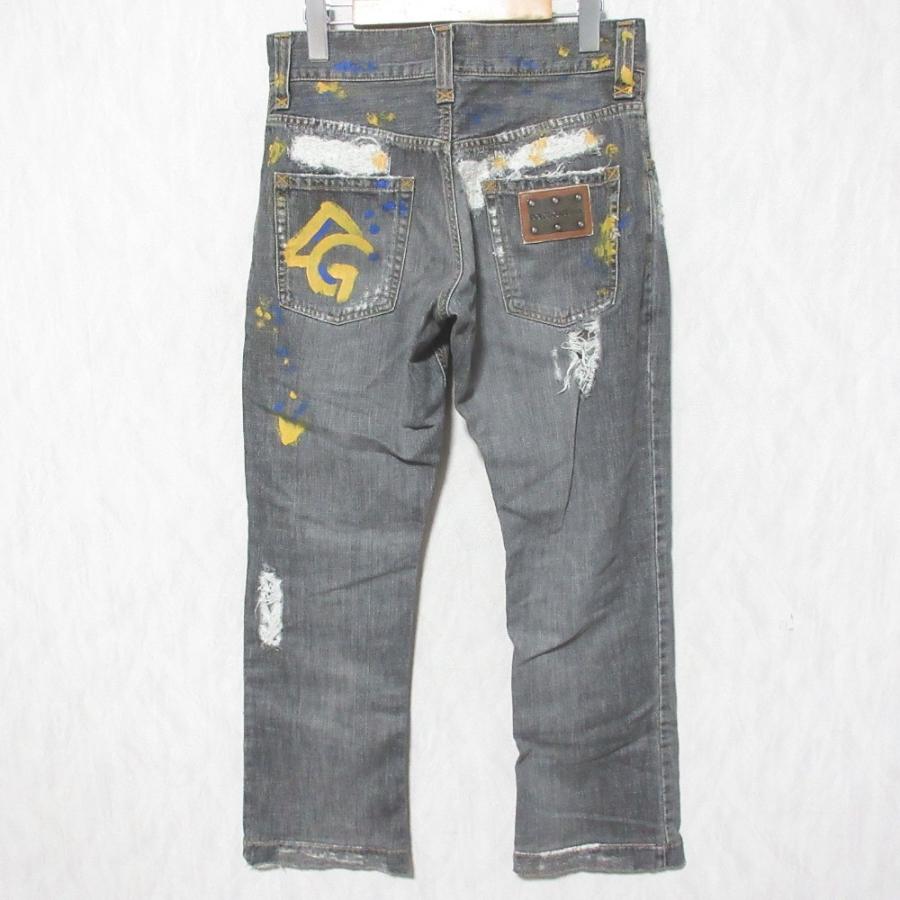 Dolce&gabbana ペイント デニム DOLCE&GABBANA（ドルチェ & ガッバーナ） 美品 ドルチェアンド