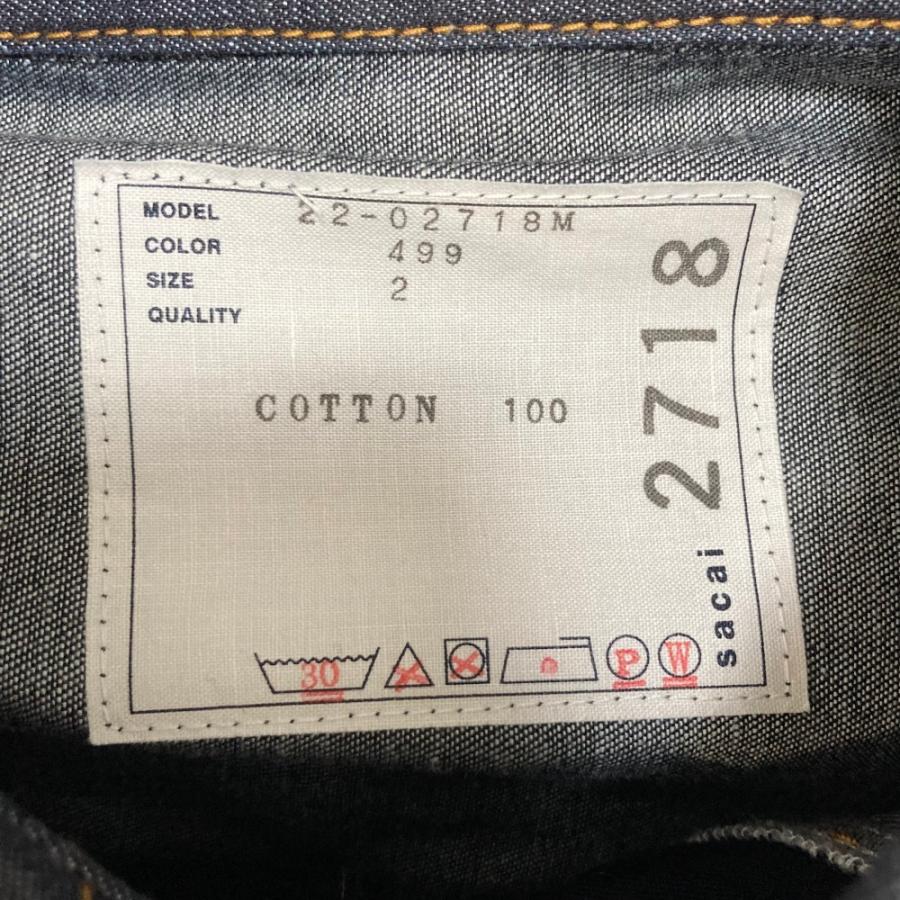 sacai（サカイ） 美品 Cotton Denim Blouson デニムシャツジャケット