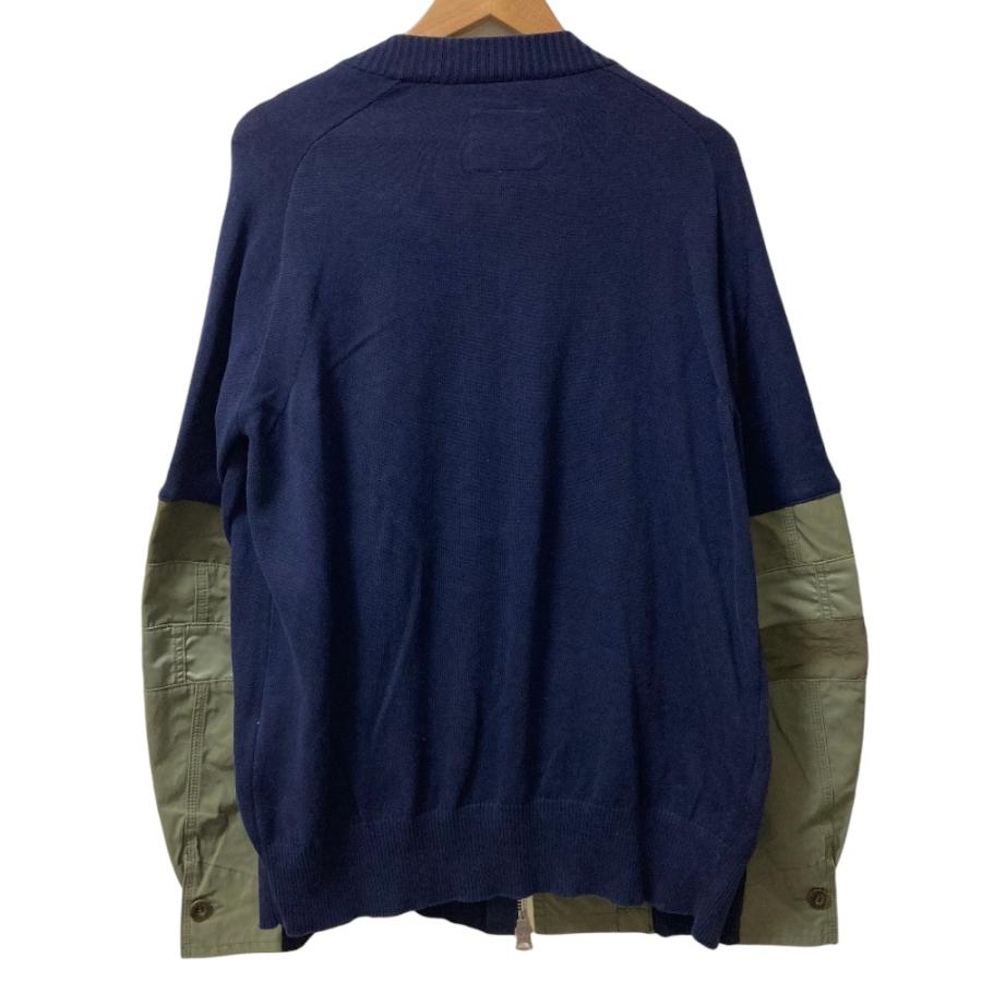 sacai（サカイ） 美品 ドッキング ニットジャケット 21-02507M サイズ2