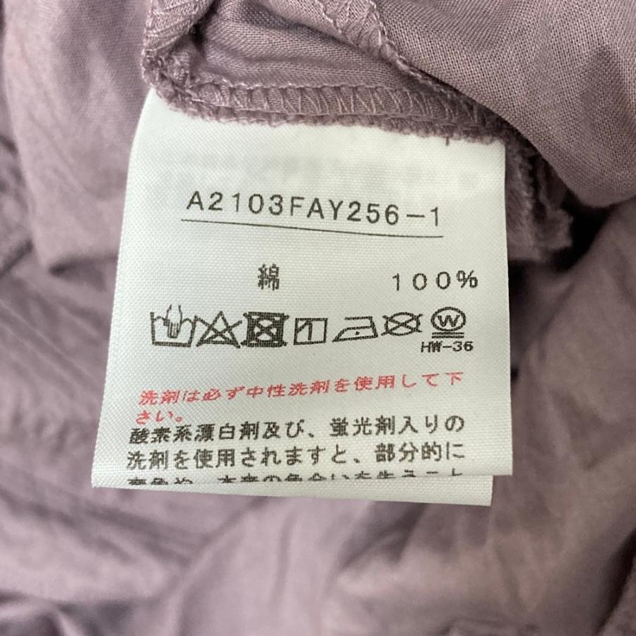 良品 PINK HOUSE ピンクハウス はしごリボンローンワンピース A2103FAY256 パープル レディース 古着 中古の画像