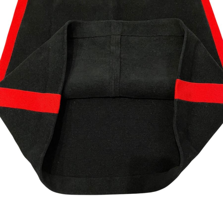 美品 Louis Vuitton ルイヴィトン モノグラム Aライン ノースリーブ ニットワンピース ドレス S ブラック レディース 古着 中古の画像