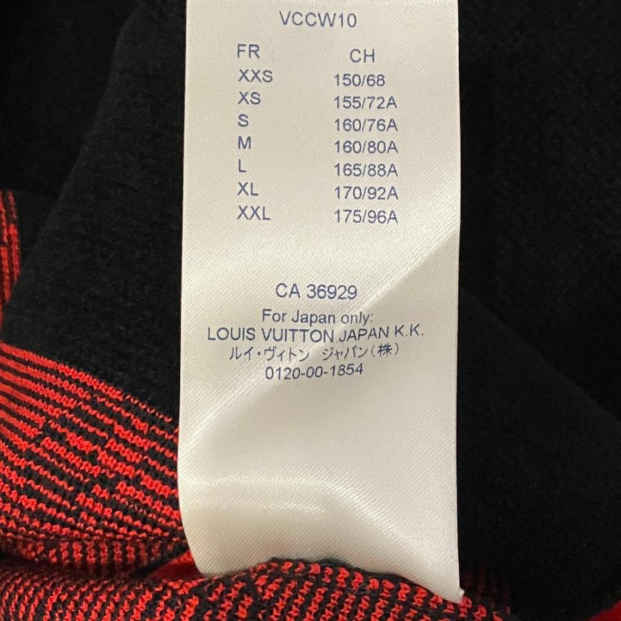 美品 Louis Vuitton ルイヴィトン モノグラム Aライン ノースリーブ ニットワンピース ドレス S ブラック レディース 古着 中古の画像