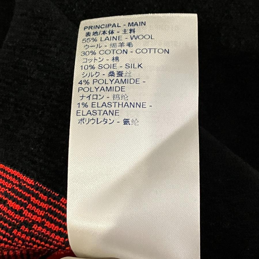 美品 Louis Vuitton ルイヴィトン モノグラム Aライン ノースリーブ ニットワンピース ドレス S ブラック レディース 古着 中古の画像
