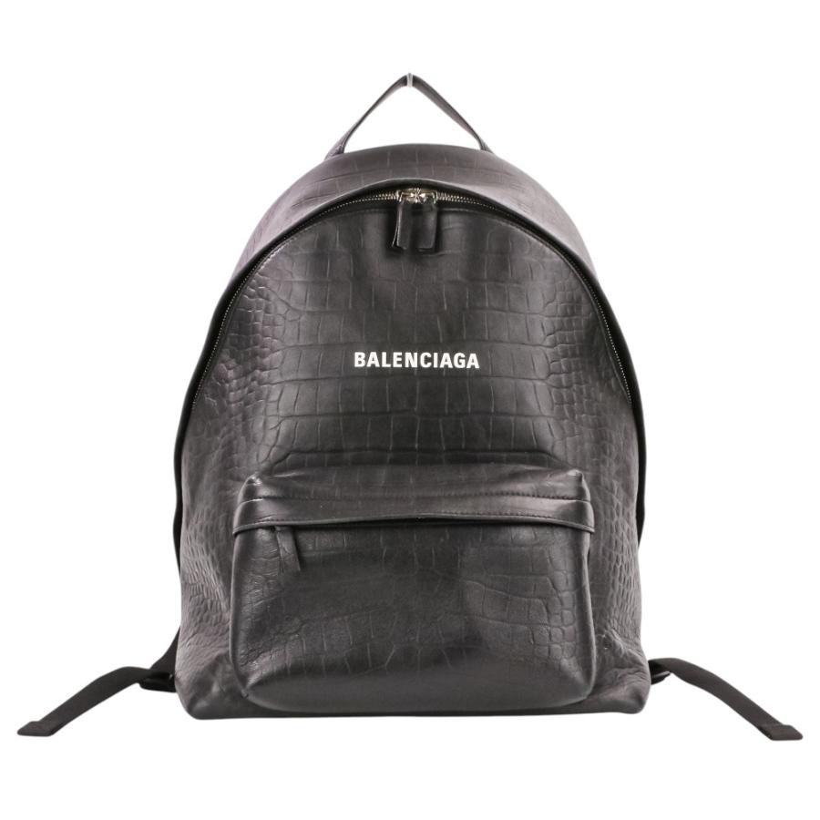 BALENCIAGA（バレンシアガ） 良品 EVERYDAY BACKPACK クロコ型押し