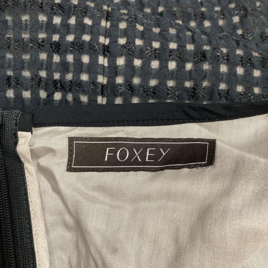 FOXEY（フォクシー） 24年商品 Lgende シアーチェック ノースリーブ