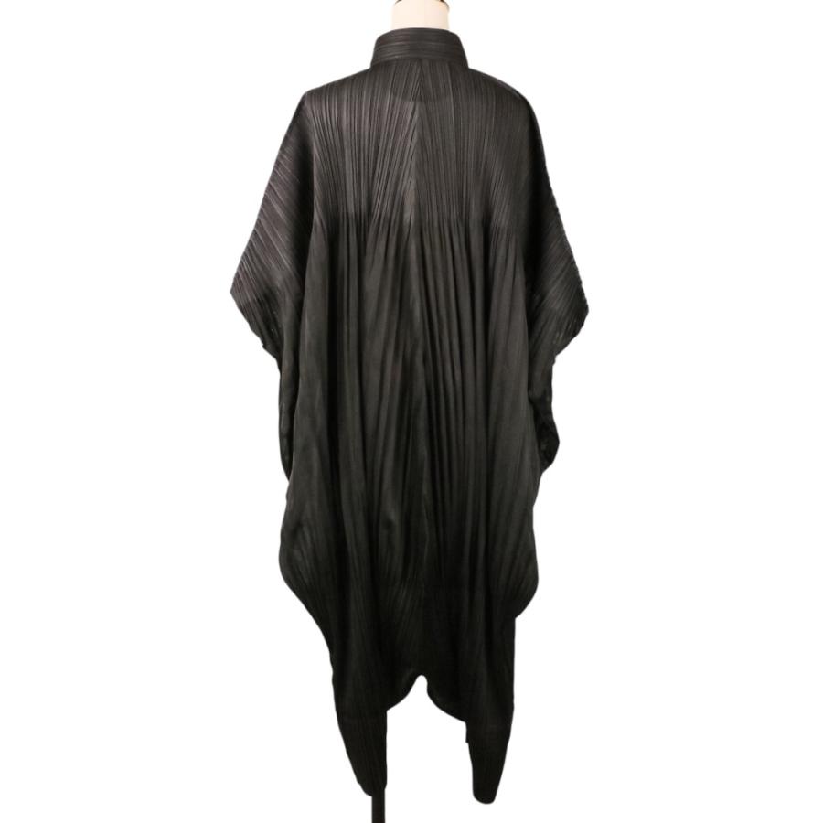 極美品✨PLEATS PLEASE ポンチョ　変形　ブラック　プリーツ PLEATS PLEASE（プリーツ プリーズ） 美品 PLEATS PLEASE ISSEY MIYAKE
