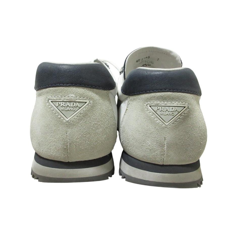 美品 PRADA SPORTS プラダスポーツ レザー スニーカー 4E2193 7 約25cm