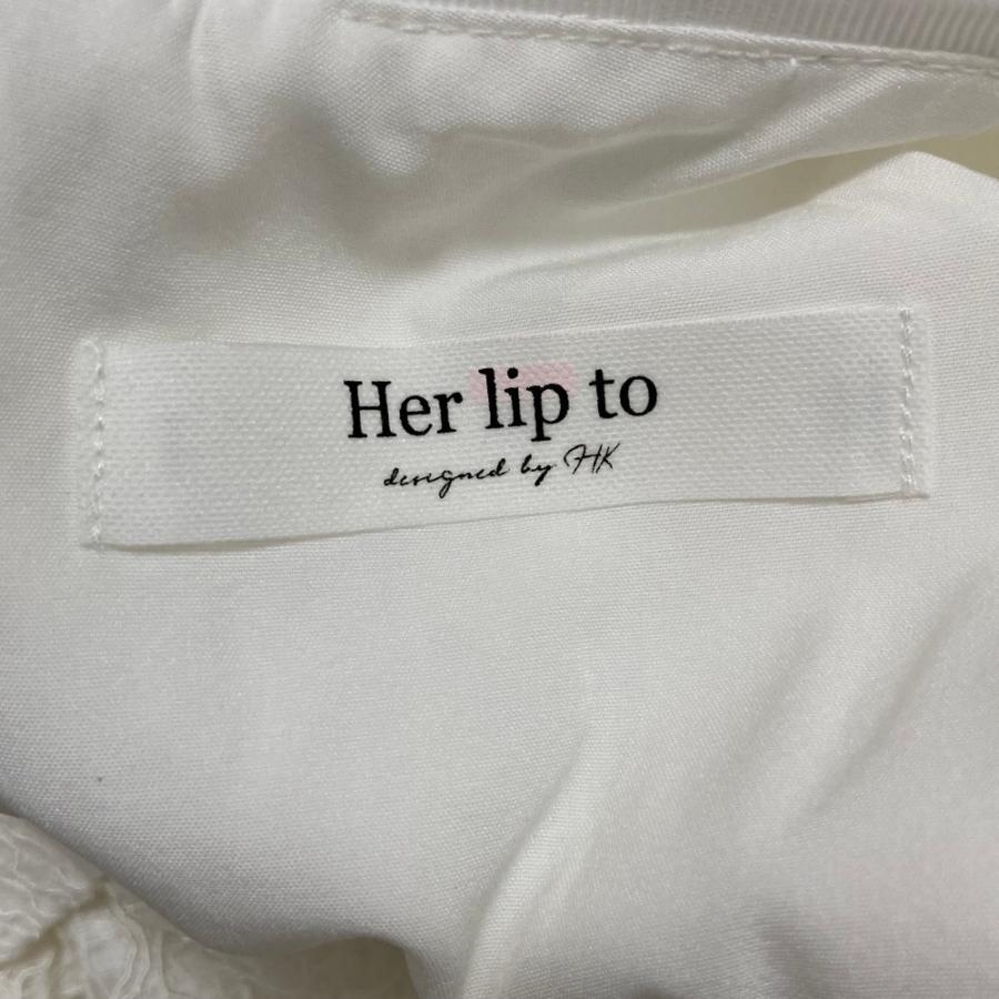 未使用 25SS Her lip to ハーリップトゥ Le Royal Monceau Lake Dress