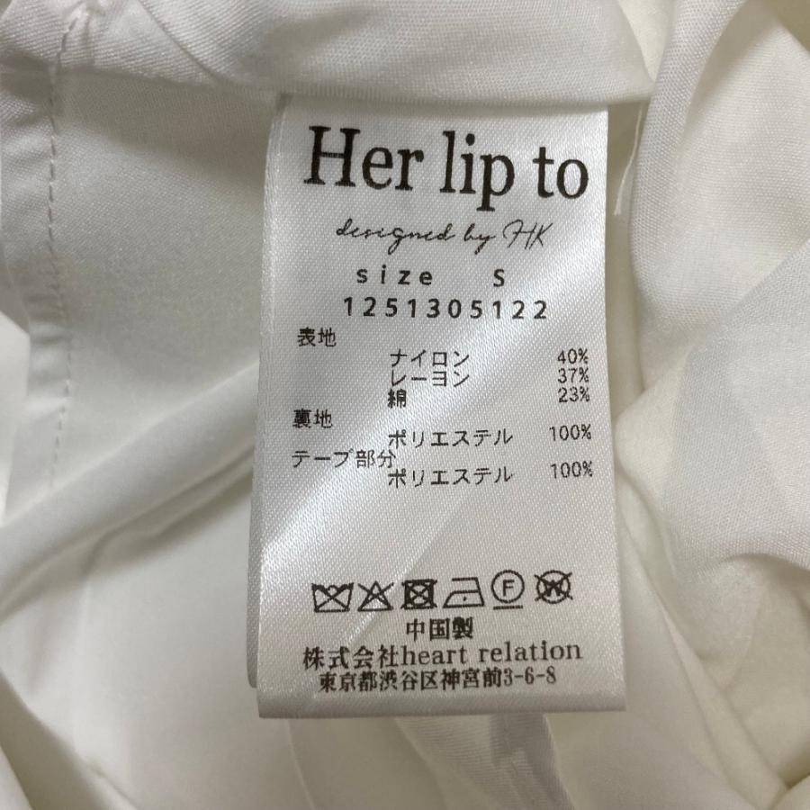未使用 25SS Her lip to ハーリップトゥ Le Royal Monceau Lake Dress