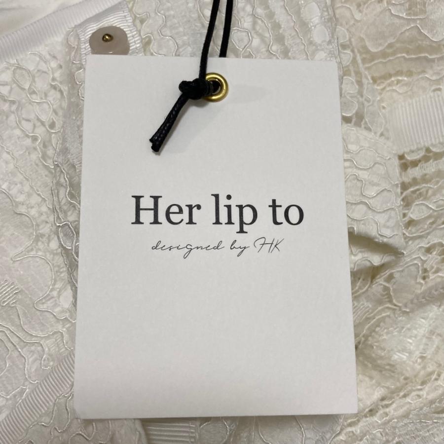 未使用 25SS Her lip to ハーリップトゥ Le Royal Monceau Lake Dress