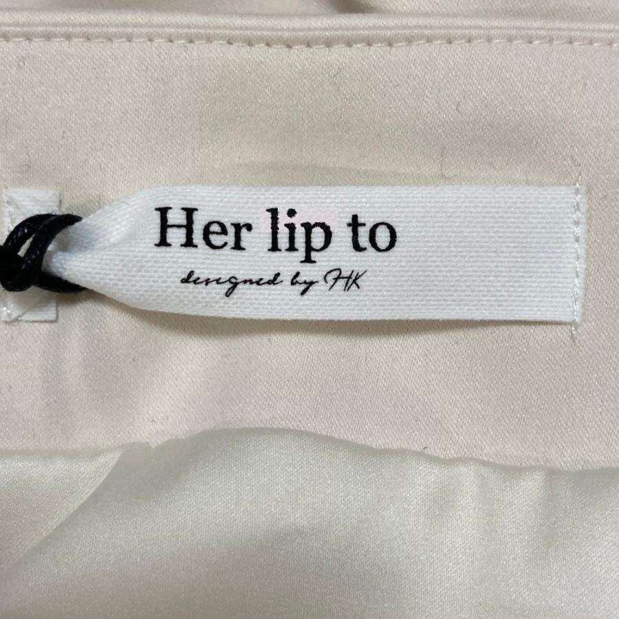 未使用 25AW Her lip to ハーリップトゥ Volant Mini Skirt ミニ