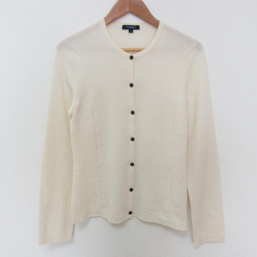 希少！BURBERRY LONDON カシミヤ100%アンサンブル カーディガン 美品 BURBERRY LONDON バーバリーロンドン カシミヤ100％ クルーネック