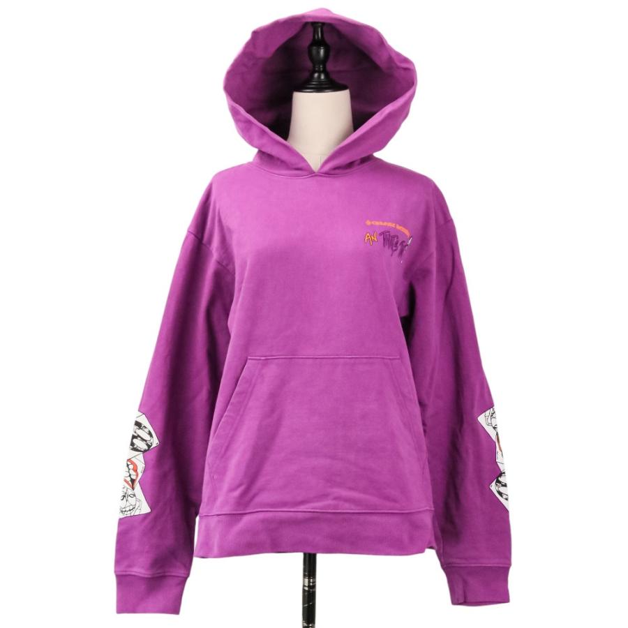 美品 CHROME HEARTS クロムハーツ MATTY BOY PPO I WANT MORE NOT LESS HD PLVR スウェットフーディ パーカー M パープル メンズ 古着 中古 USED CHROME HEARTS（クロムハーツ） 美品 MATTY BOY PPO I WANT MORE NOT