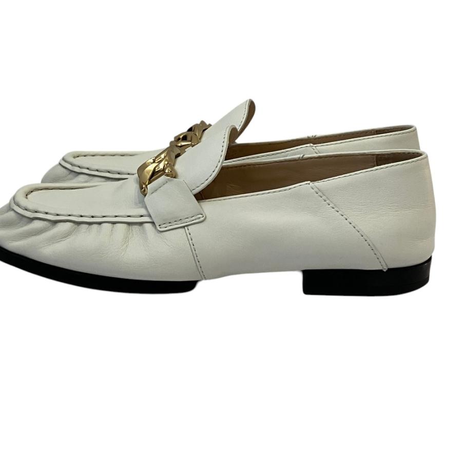 美品 TODS トッズ Tロゴ メタルチェーン ローファー 36.5 23.5cm程度 