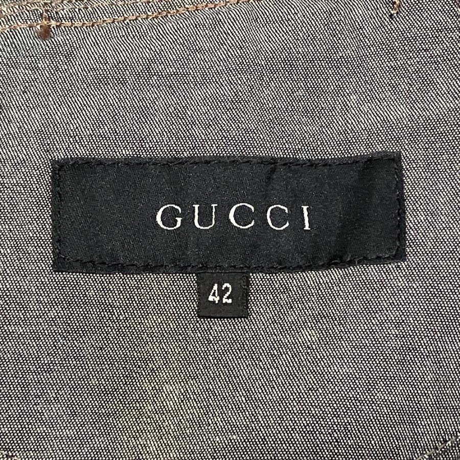 GUCCI（グッチ） 良品 トムフォード期 デニムシャツ 42 インディゴ