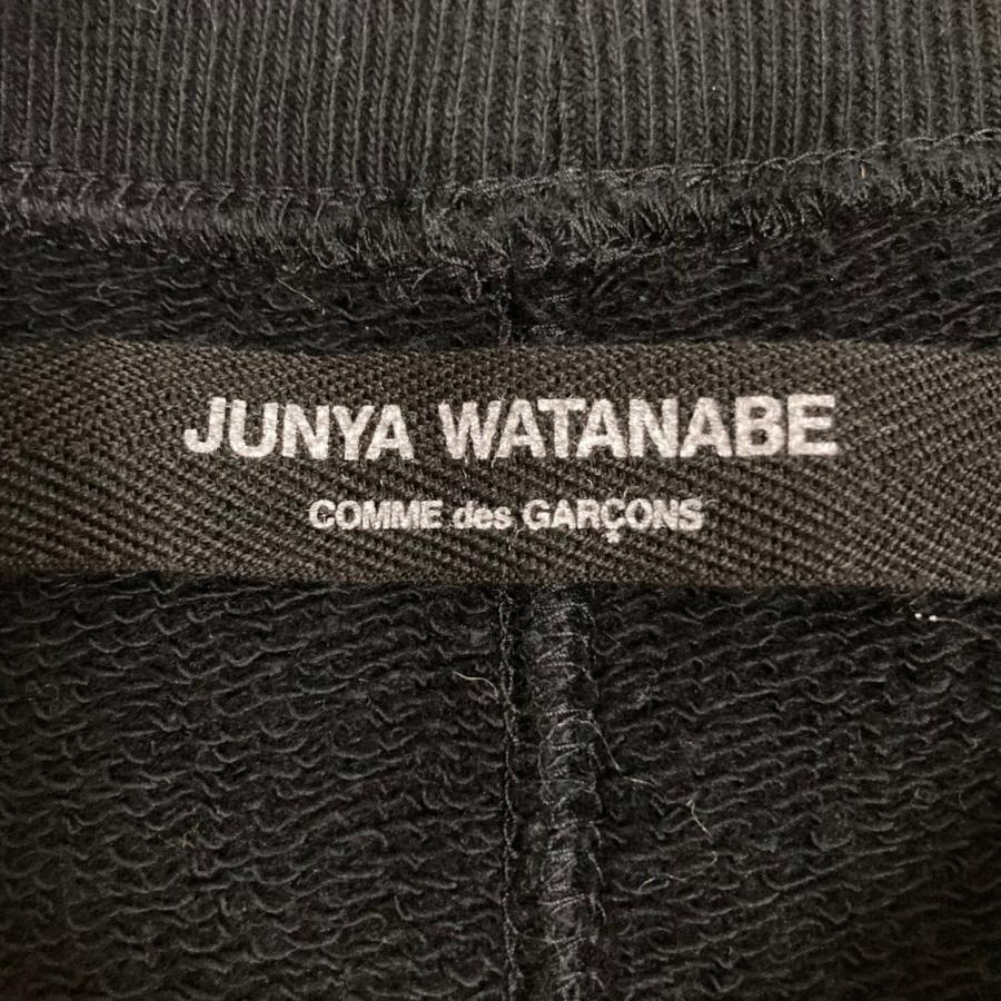 良品 JUNYA WATANABE COMME des GARCONS ジュンヤワタナベ コムデギャルソン スウェット プルオーバー チュニック ブラック レディース 古着 中古 USED JUNYA WATANABE COMME des GARCONS 良品 ジュンヤワタナベ