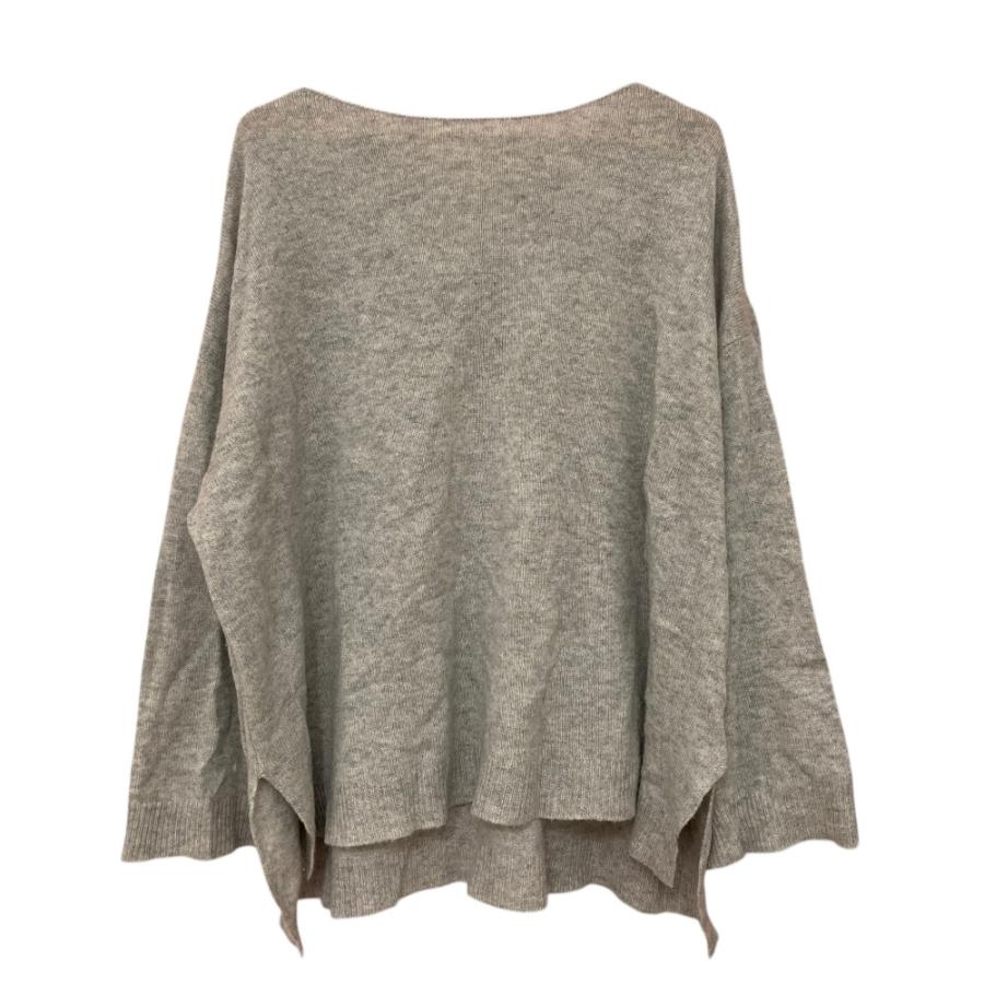 美品 DEMYLEE デミリー Antonella Sweater カシミヤ100％ ボートネック ワイドニット セーター サイズS グレー レディース 古着 中古 USED DEMYLEE（デミリー） 美品 Antonella Sweater カシミヤ100％ ボート