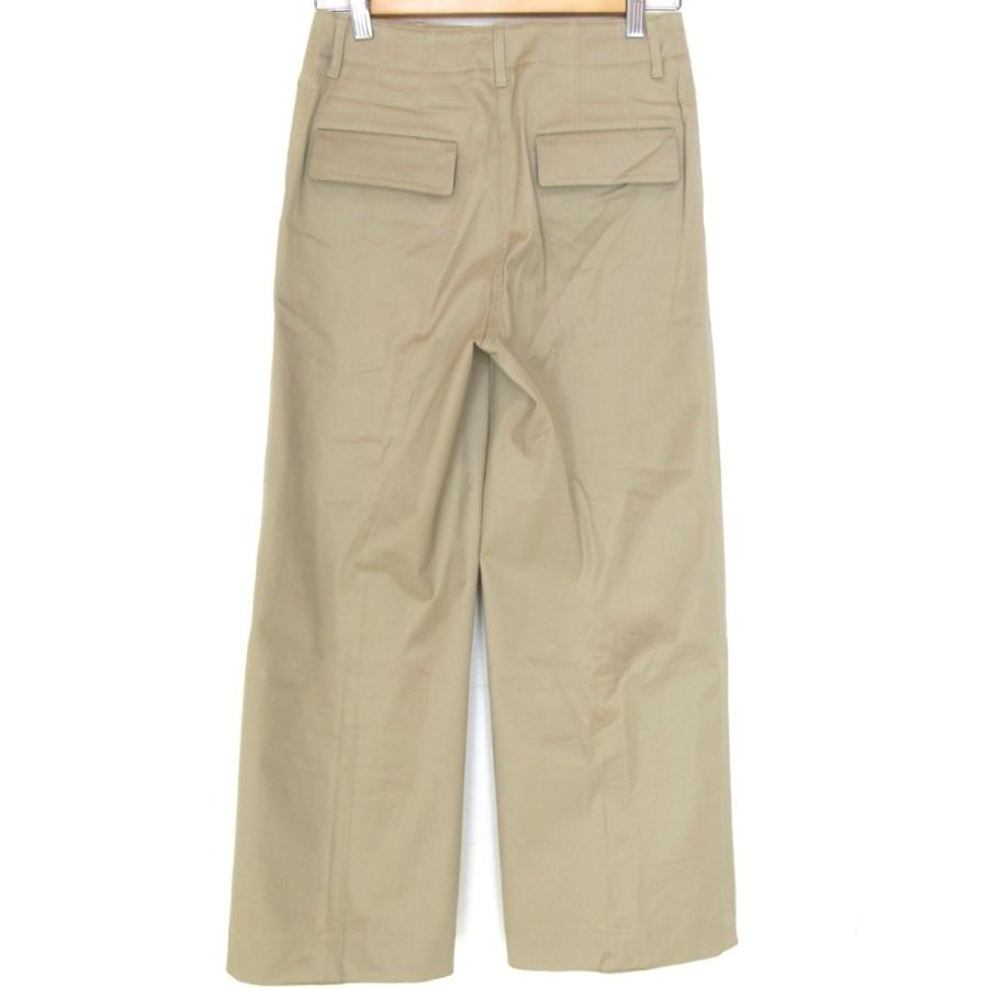 25ss Theory ベージュ ワイドレッグチノパン 00 theory（セオリー） 美品 25SS Theory COTTON CHINO ST CLASSIC PNT