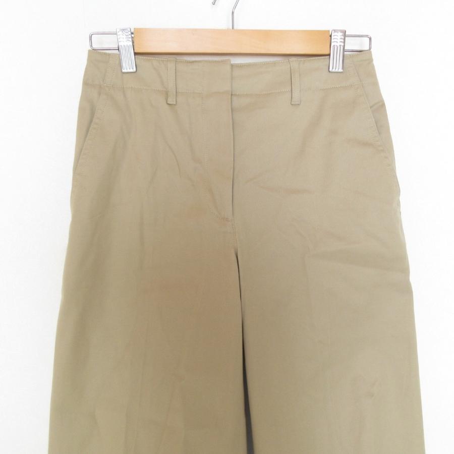 25ss Theory ベージュ ワイドレッグチノパン 00 theory（セオリー） 美品 25SS Theory COTTON CHINO ST CLASSIC PNT