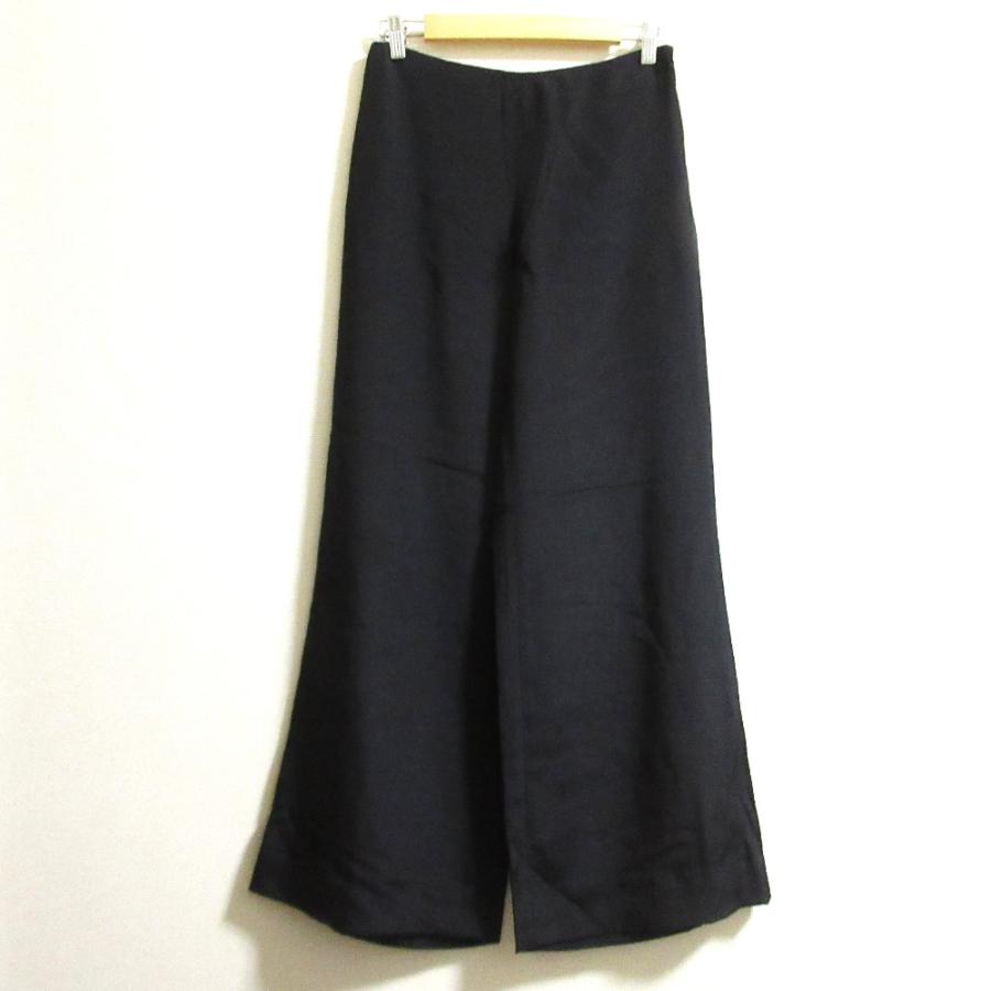 Ralph Lauren パープルレーベルリネン ガウチョパンツワイドパンツ0 美品 RALPH LAUREN PURPLE LABEL ラルフローレン パープルレーベル
