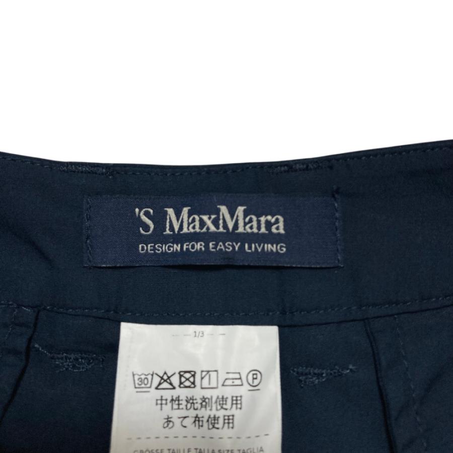 良品 25SS 'S Max Mara エス マックスマーラ タックワイドパンツ