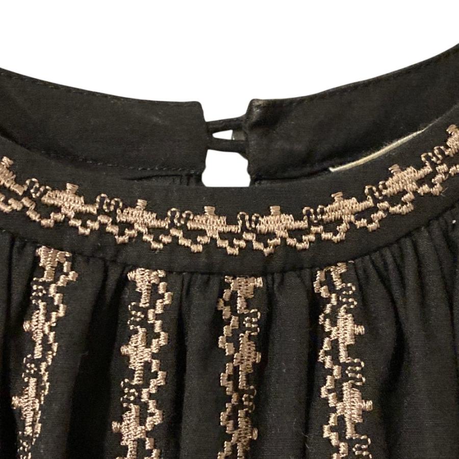 CLANE（クラネ） 良品 SMOCK EMBROIDERY ONE PIECE 刺〓 七分袖 ロング